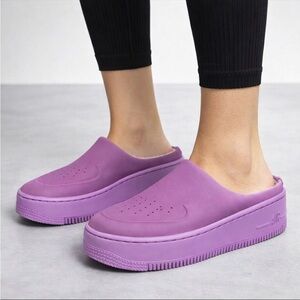 Nike Air Force 1 Lover XX Slip-On Mule Sneaker Fuchsia - Women's Size 8.5 - NEW